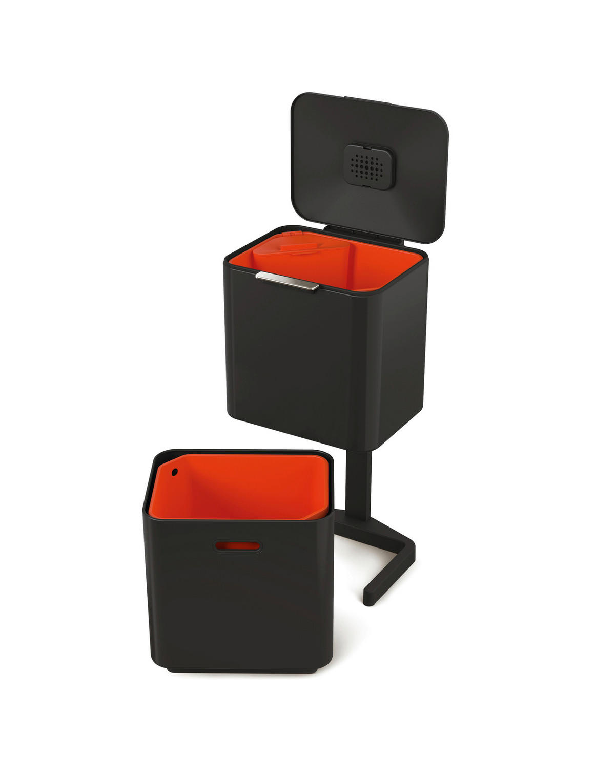 KOŠ ZA OTPAD     - crna, Basics, metal (39/81,4/36,6cm) - Joseph Joseph