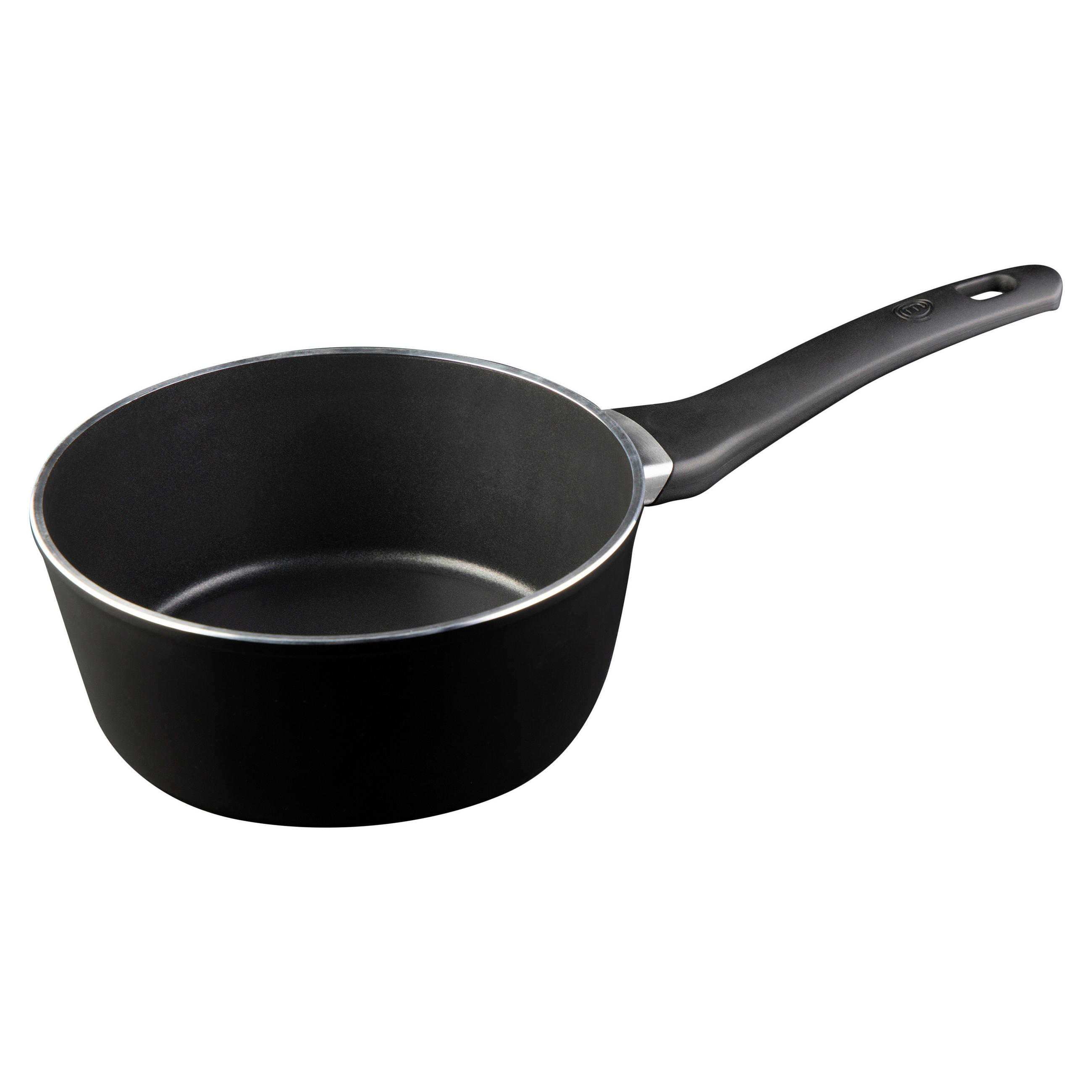 LONEC ZA MLEKO  Essentials   kovina, umetna masa  16 cm  - črna, Basics, kovina/umetna masa (16cm)