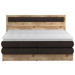 BOXSPRINGBETT 180/200 cm  in Eichefarben, Dunkelbraun  - Eichefarben/Dunkelbraun, KONVENTIONELL, Holz/Holzwerkstoff (180/200cm) - Valnatura