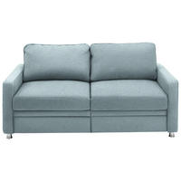 SCHLAFSOFA Türkis  - Türkis, KONVENTIONELL, Textil/Metall (206/90/100cm) - Beldomo Style