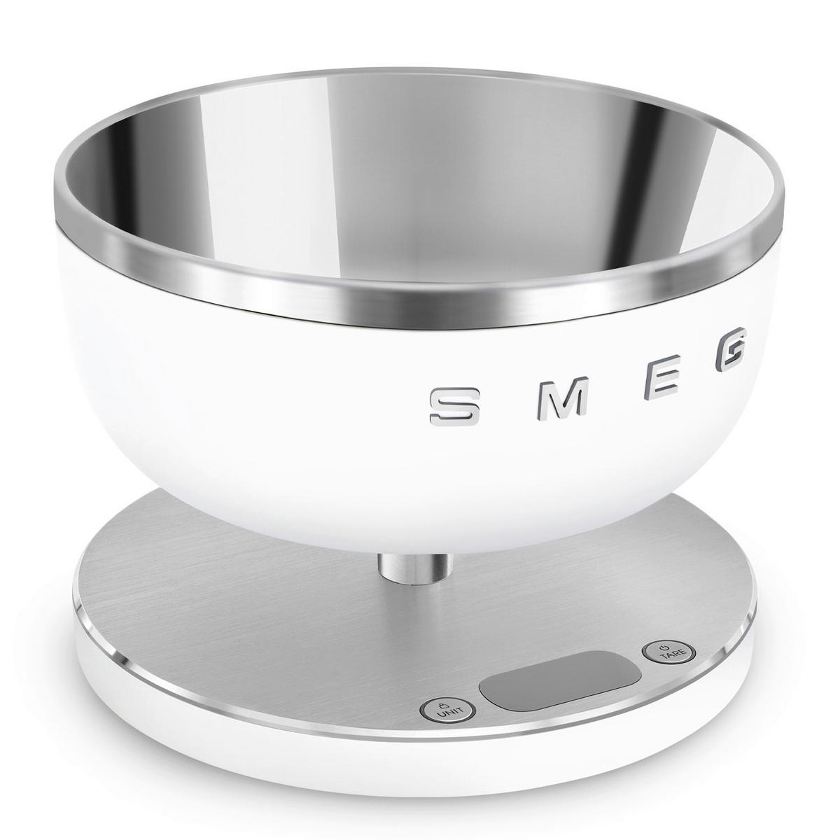 ELEKTRISCHE KÜCHENWAAGE Collection  - Weiss, Trend, Kunststoff (20.5/15.0/20.5cm) - SMEG