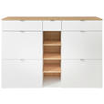 SCHUHSCHRANK 148/103/38 cm - Silberfarben/Schwarz, Design, Holzwerkstoff/Kunststoff (148/103/38cm) - Xora