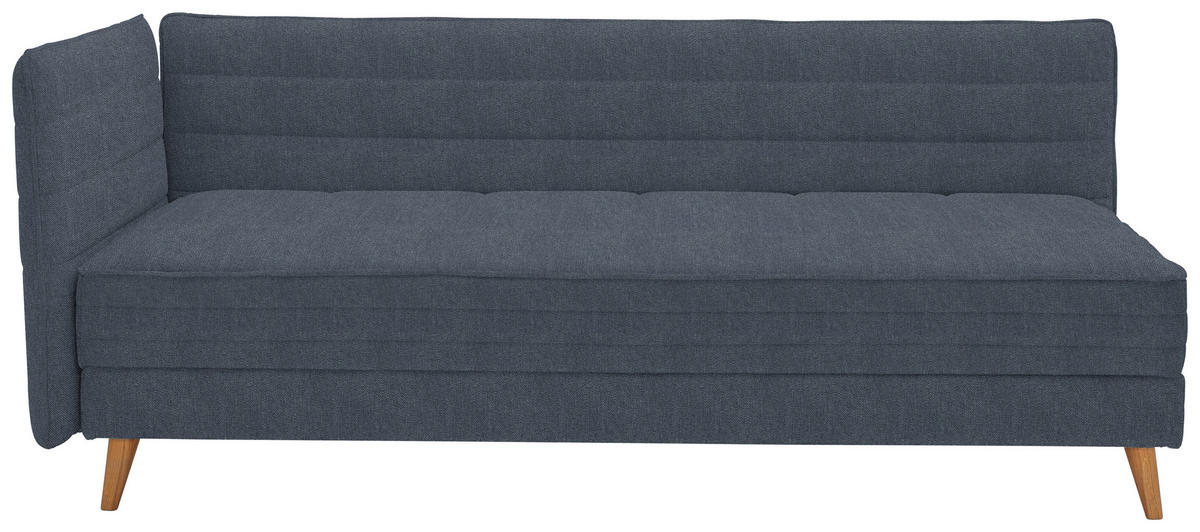 LIEGE  in Blau  - Blau, MODERN, Holz/Textil (210/84/130cm) - Joka