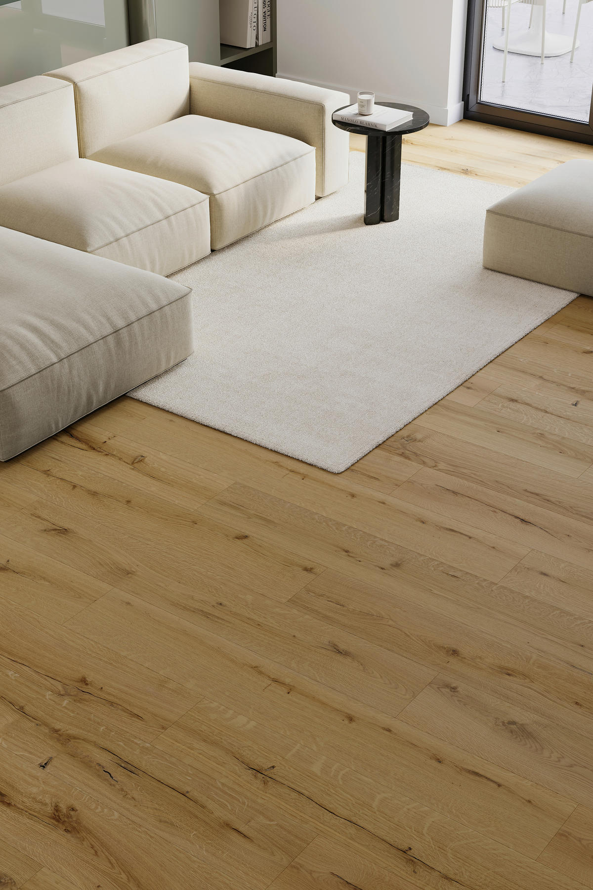 VINYLBODEN Barlinek SPC Hazel Oak  per  m² - Eichefarben, Design, Kunststoff (19,8/0,55/123,4cm) - Barlinek