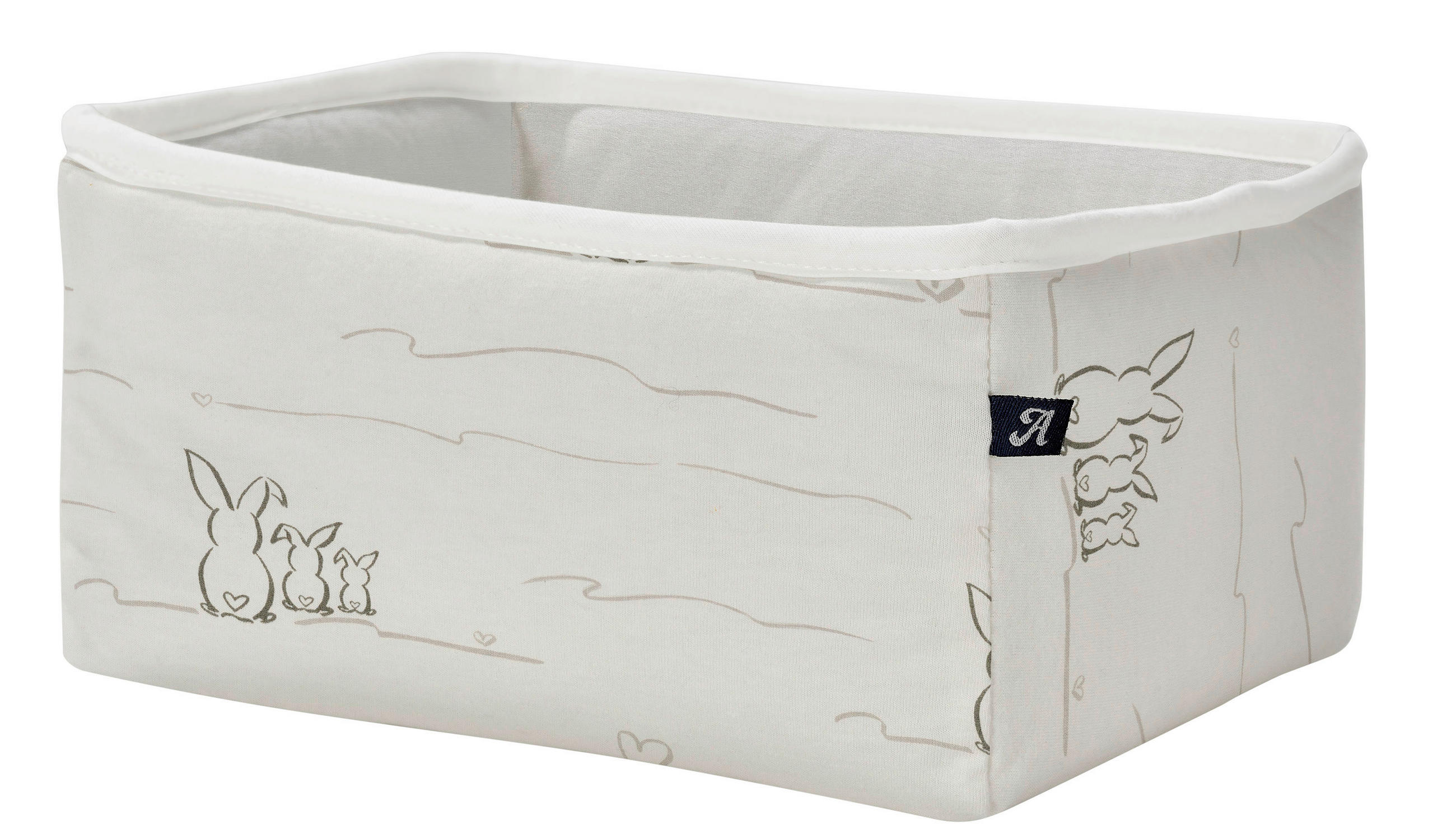 PFLEGEKÖRBCHEN - Dunkelgrau/Hellgrau, Basics, Textil (25/21/12cm) - Alvi