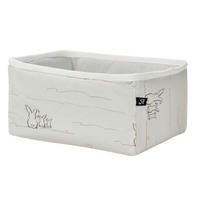 PFLEGEKÖRBCHEN - Dunkelgrau/Hellgrau, Basics, Textil (25/21/12cm) - Alvi