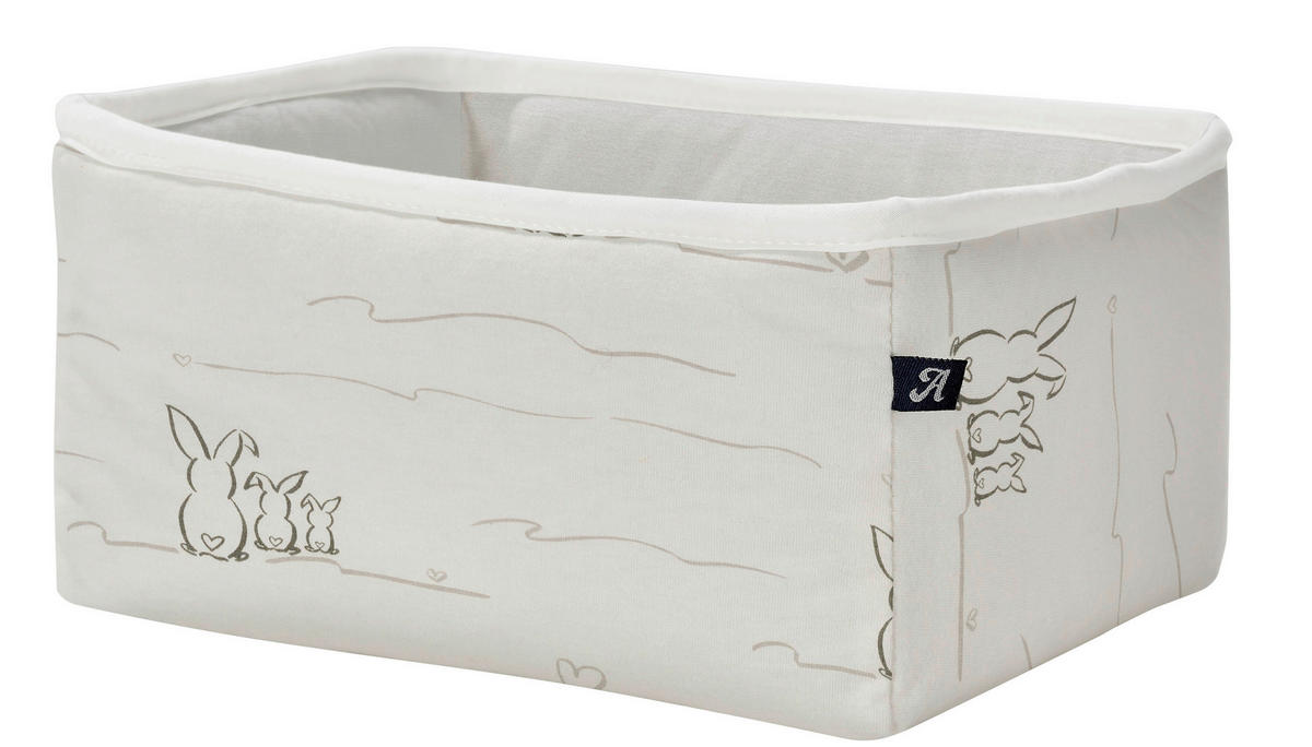 PFLEGEKÖRBCHEN - Dunkelgrau/Hellgrau, Basics, Textil (25/21/12cm) - Alvi