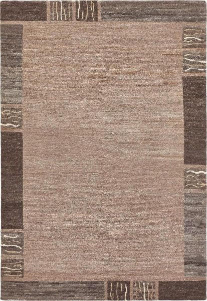 Cazaris Wollteppich Natura Silk Greny Braun, Natur 200x300 cm