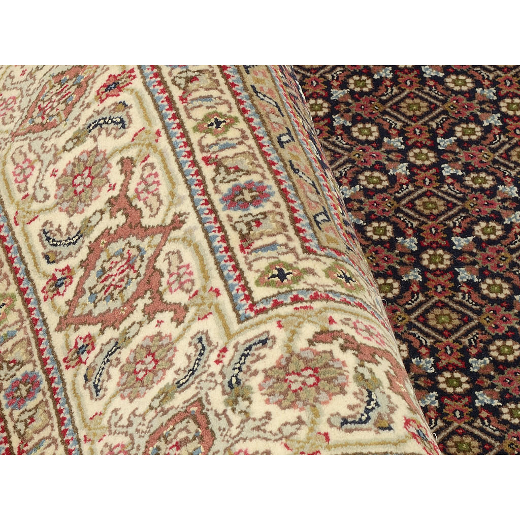 Thumbnail - Cazaris Orientteppich, Schwarz, Textil, Ornament, rechteckig, 140x200 cm, für Fußbodenheizung geeignet, pflegeleicht, Te...