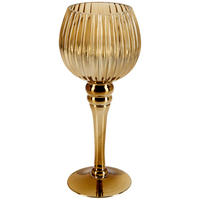 WINDLICHT - Braun, Trend, Glas (10cm) - Ambia Home