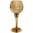 WINDLICHT - Braun, Trend, Glas (10cm) - Ambia Home