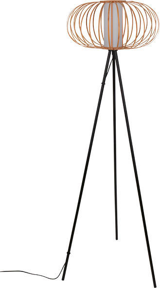 STOJEČA SVETILKA        63,5/153 cm       - svetlo rjava/črna, Natur, kovina/les (63,5/153cm)