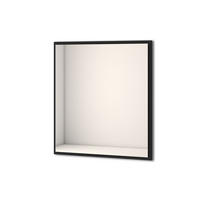 FÜRDŐSZOBATÜKÖR 98/90/4 cm  - grafitszürke, Basics, faalapú anyag/üveg (98/90/4cm) - Welnova