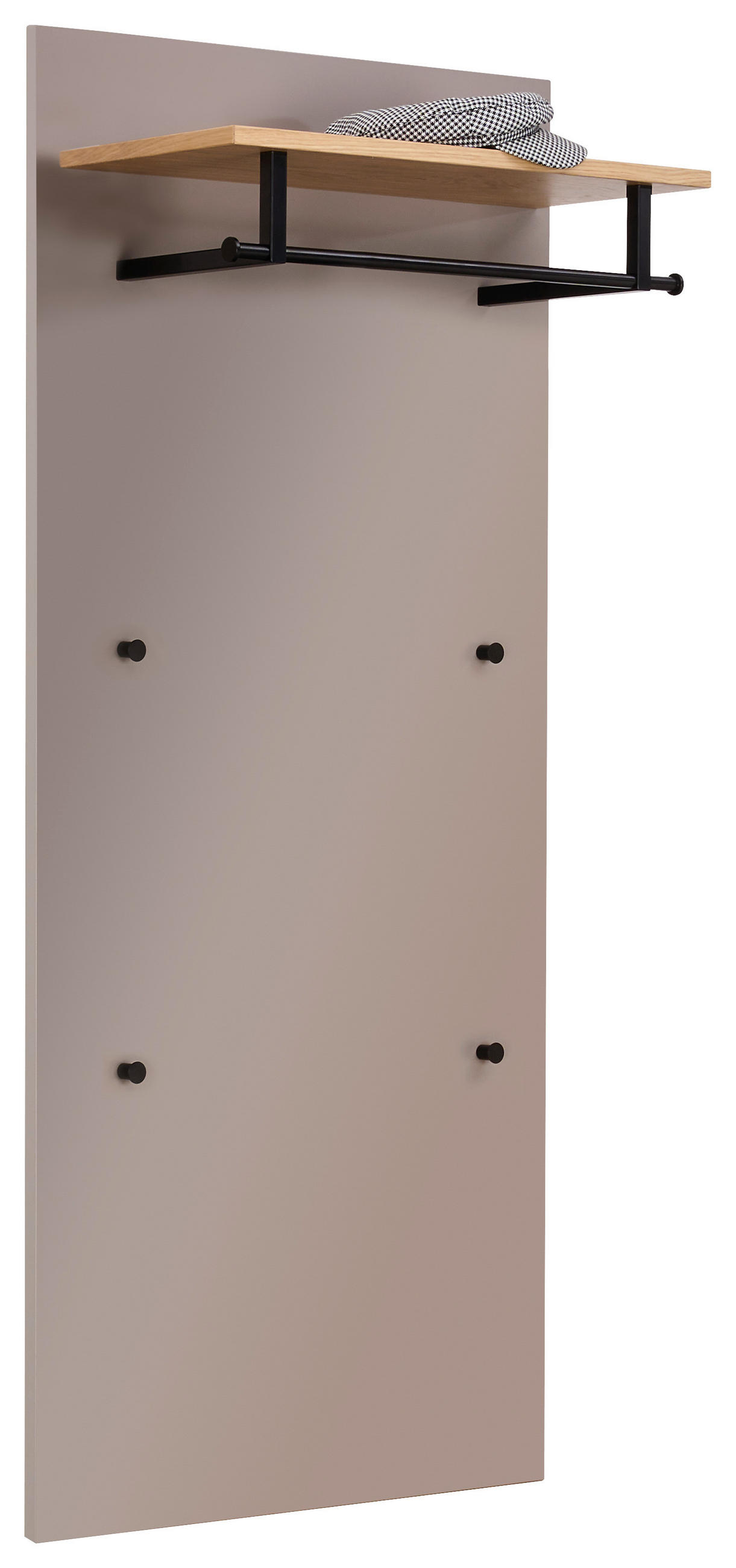 GARDEROBENPANEEL in 68/154/29 cm - Eiche Bianco/Greige, Design, Holzwerkstoff (68/154/29cm) - Moderano