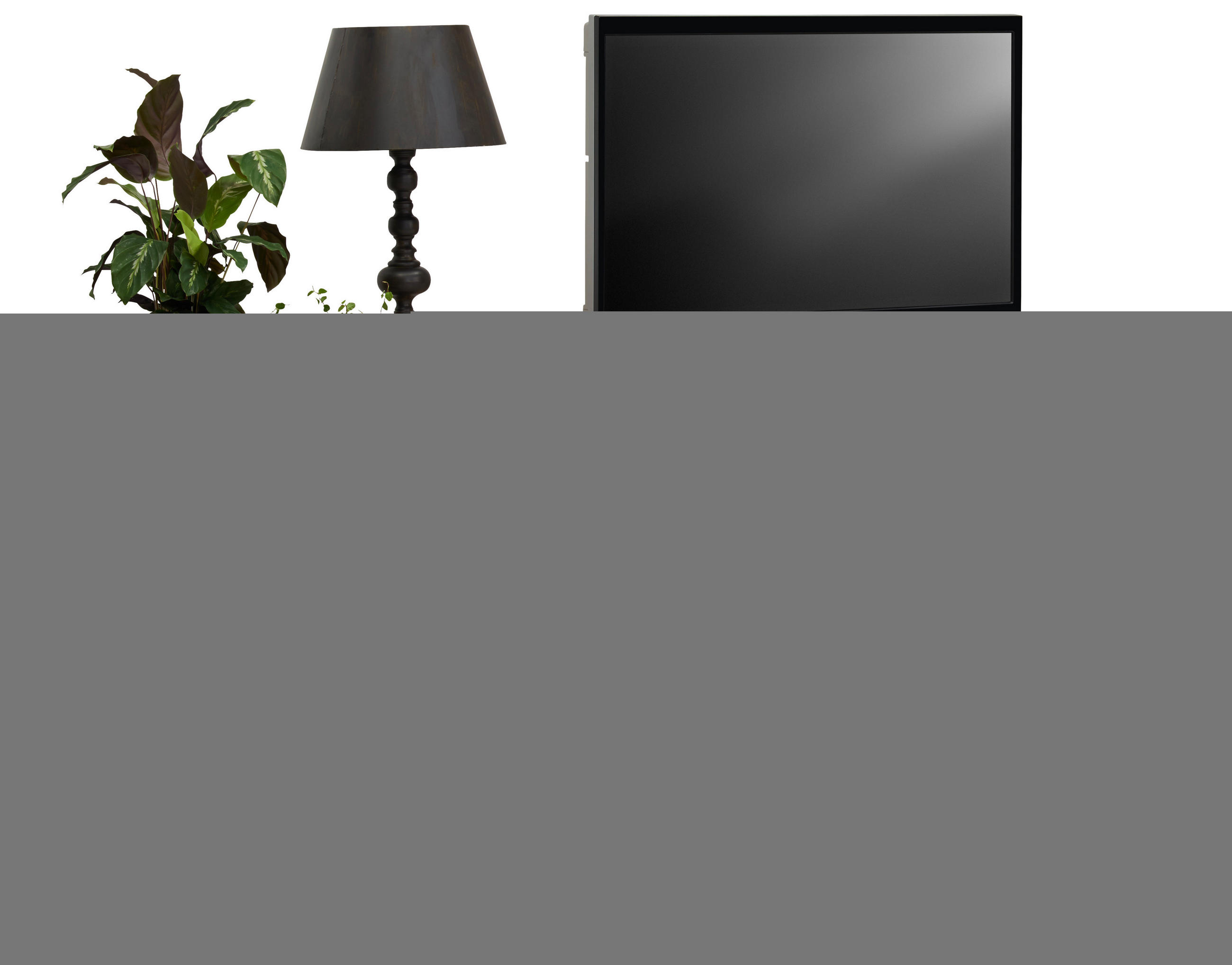 TV-ELEMENT 189,5/67,8/43,1 cm  - Dunkelgrau/Schwarz, Trend, Holzwerkstoff/Kunststoff (189,5/67,8/43,1cm) - Carryhome
