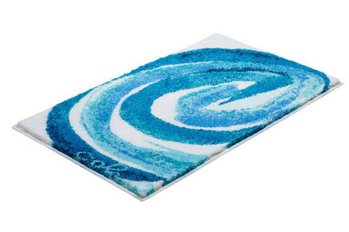 BADTEPPICH Türkis 70/120 cm  - Türkis, Basics, Kunststoff/Textil (70/120cm) - Grund