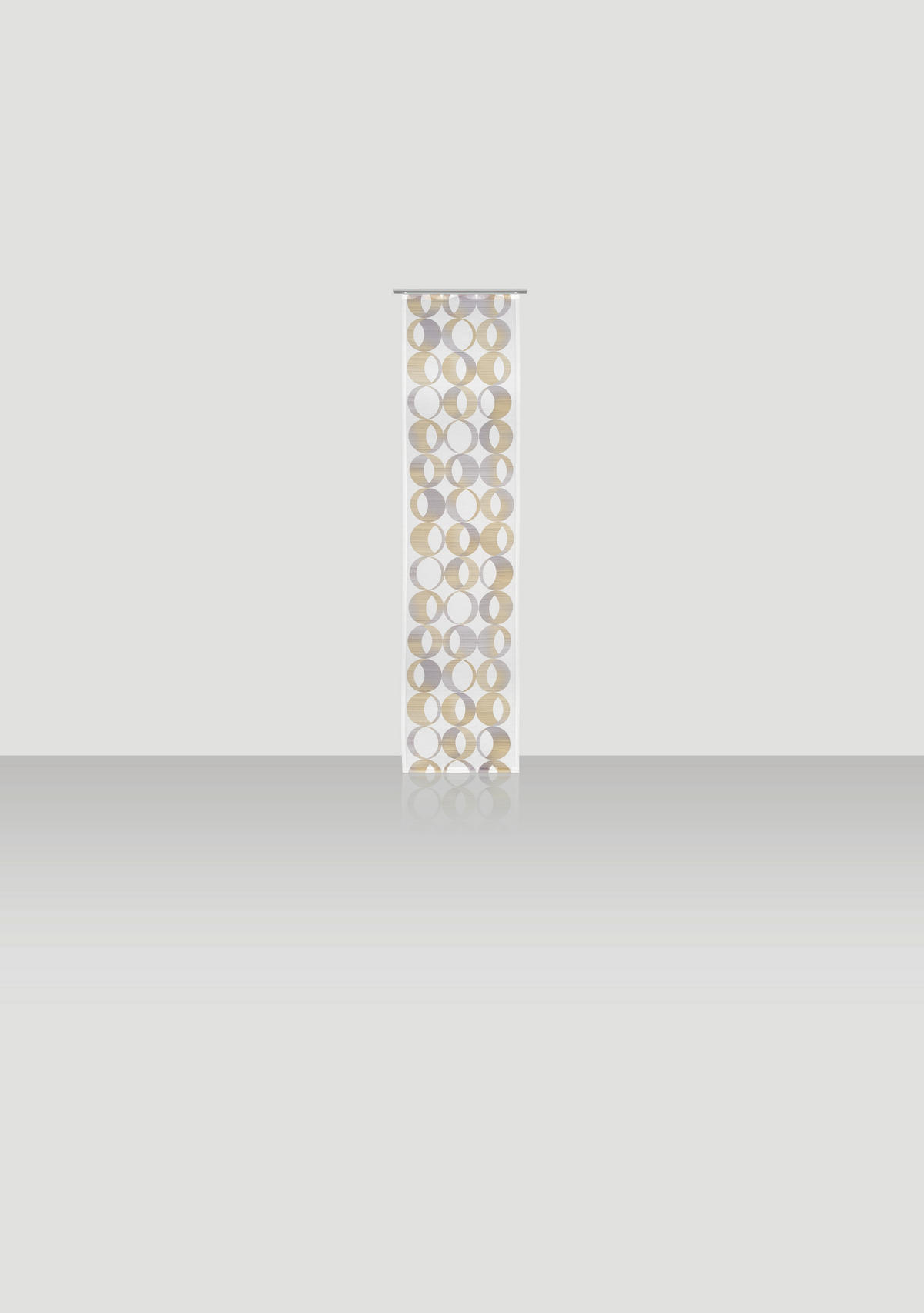 FLÄCHENVORHANG   halbtransparent  60/245 cm   - Gelb, LIFESTYLE, Textil (60/245cm) - Novel