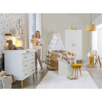 BABYZIMMER Melody White  - Buchefarben/Weiß, Design, Holz/Holzwerkstoff - Schardt