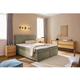 BOXSPRINGBETT 160/200 cm  in Beige  - Beige/Schwarz, Design, Holzwerkstoff/Kunststoff (160/200cm) - Xora