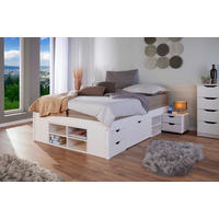 KREVET S PROSTOR. ZA ODLAGANJ   140/200 cm   bijela  - bijela, Konvencionalno (140/200cm) - MID.YOU