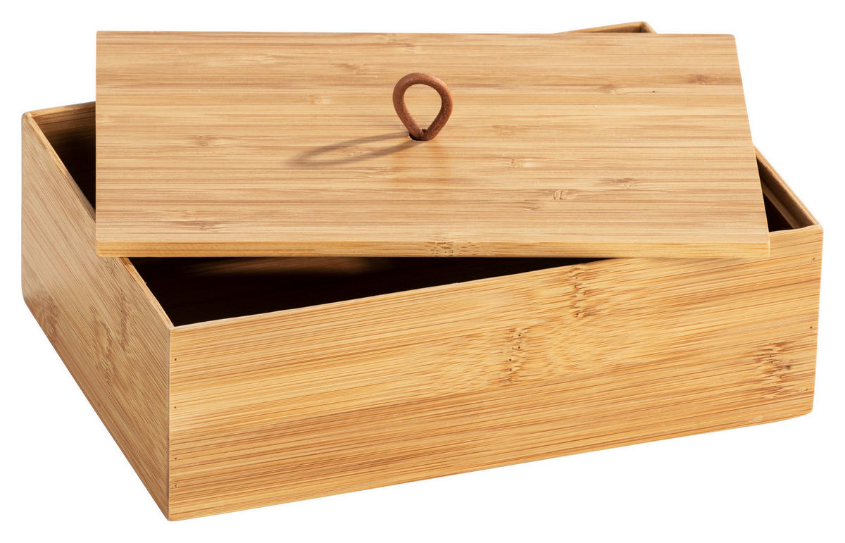 ORGANIZÉR hnědá - hnědá, Basics, dřevo (22/7/15cm)