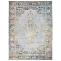 VINTAGE-TEPPICH 135/190 cm Grau, Multicolor  - Multicolor/Grau, LIFESTYLE, Textil (135/190cm) - Novel