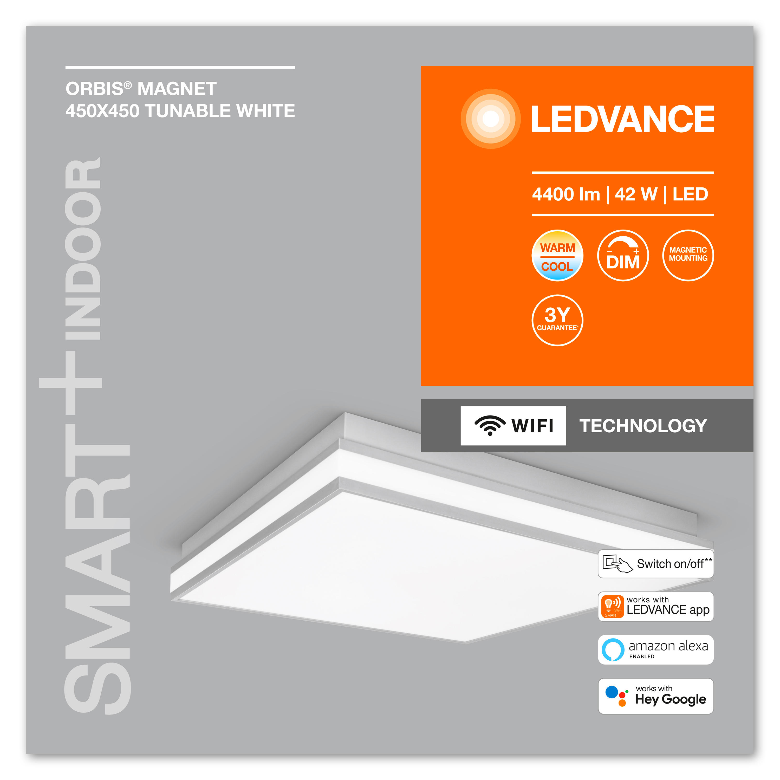 LED-DECKENLEUCHTE Smart+ Orbis Magnet  - Basics (45/45cm) - Ledvance