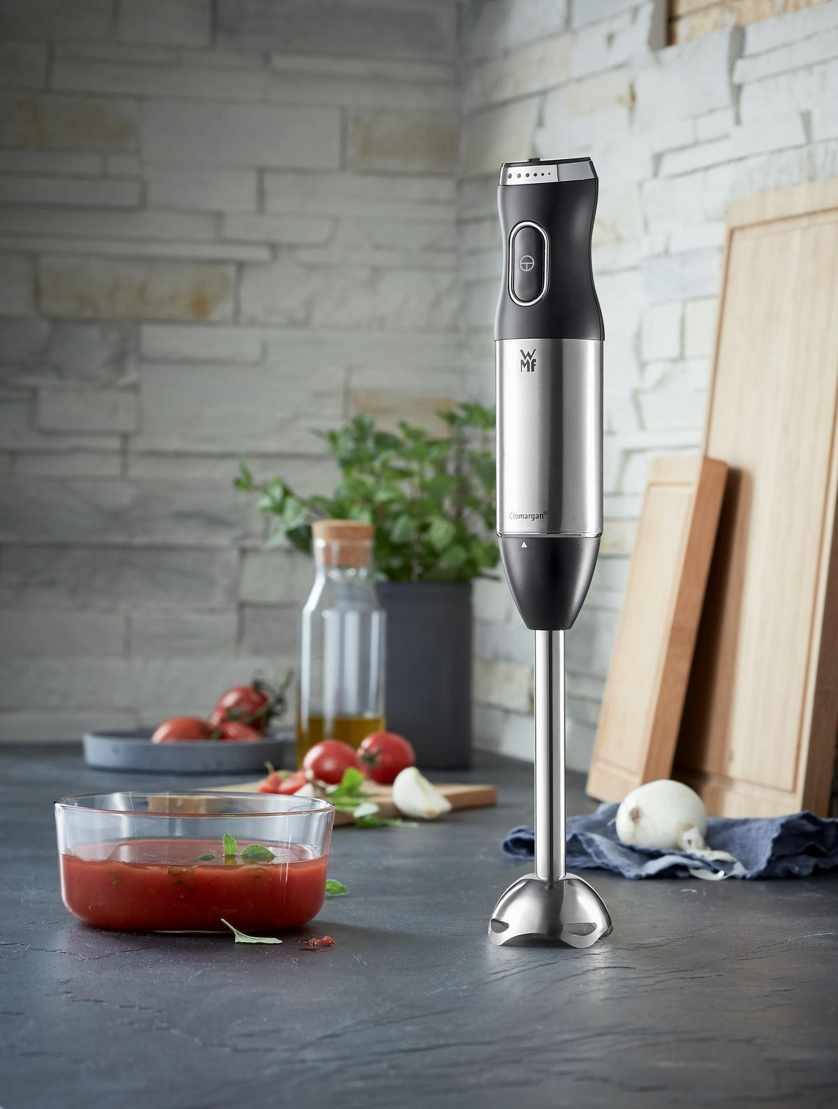 Stabmixer Kult X Edition Kult X Edition   - Edelstahlfarben/Schwarz, Design, Kunststoff/Metall (6,3/6,3/39cm) - WMF