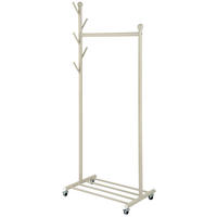 KLEIDERWAGEN in Beige 68/171/43 cm   - Beige, Design, Kunststoff/Metall (68/171/43cm) - MID.YOU