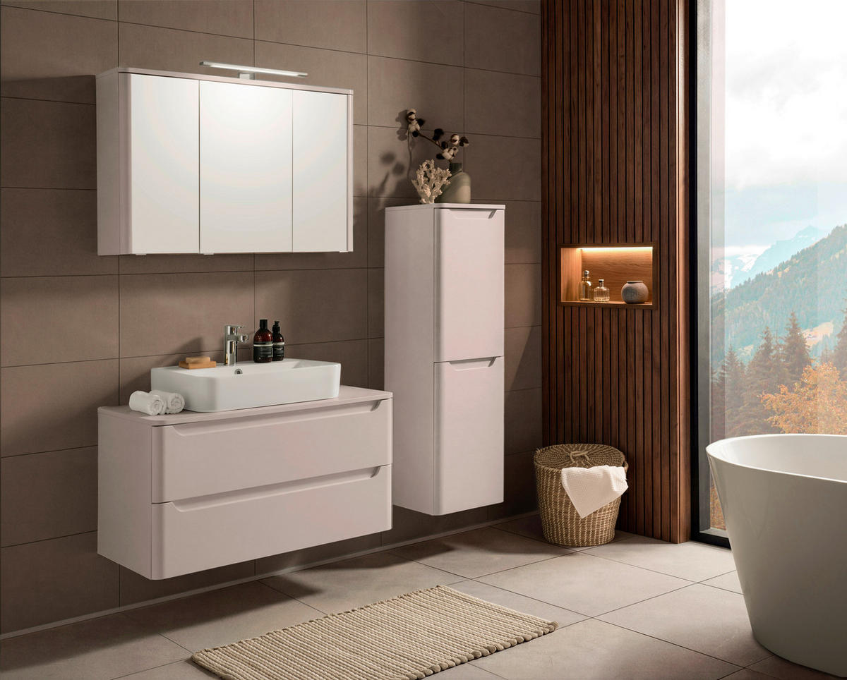 MIDISCHRANK 41/130/35 cm  - Kaschmir, KONVENTIONELL, Holzwerkstoff (41/130/35cm) - Xora