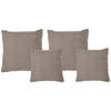 ZIERKISSENSET  42/53/42/53 cm   - Taupe, Konventionell, Textil (42/53/42/53cm) - Livetastic