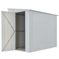 GERÄTEHAUS 155/203/242 cm  - Silberfarben, Basics, Metall (155/203/242cm)