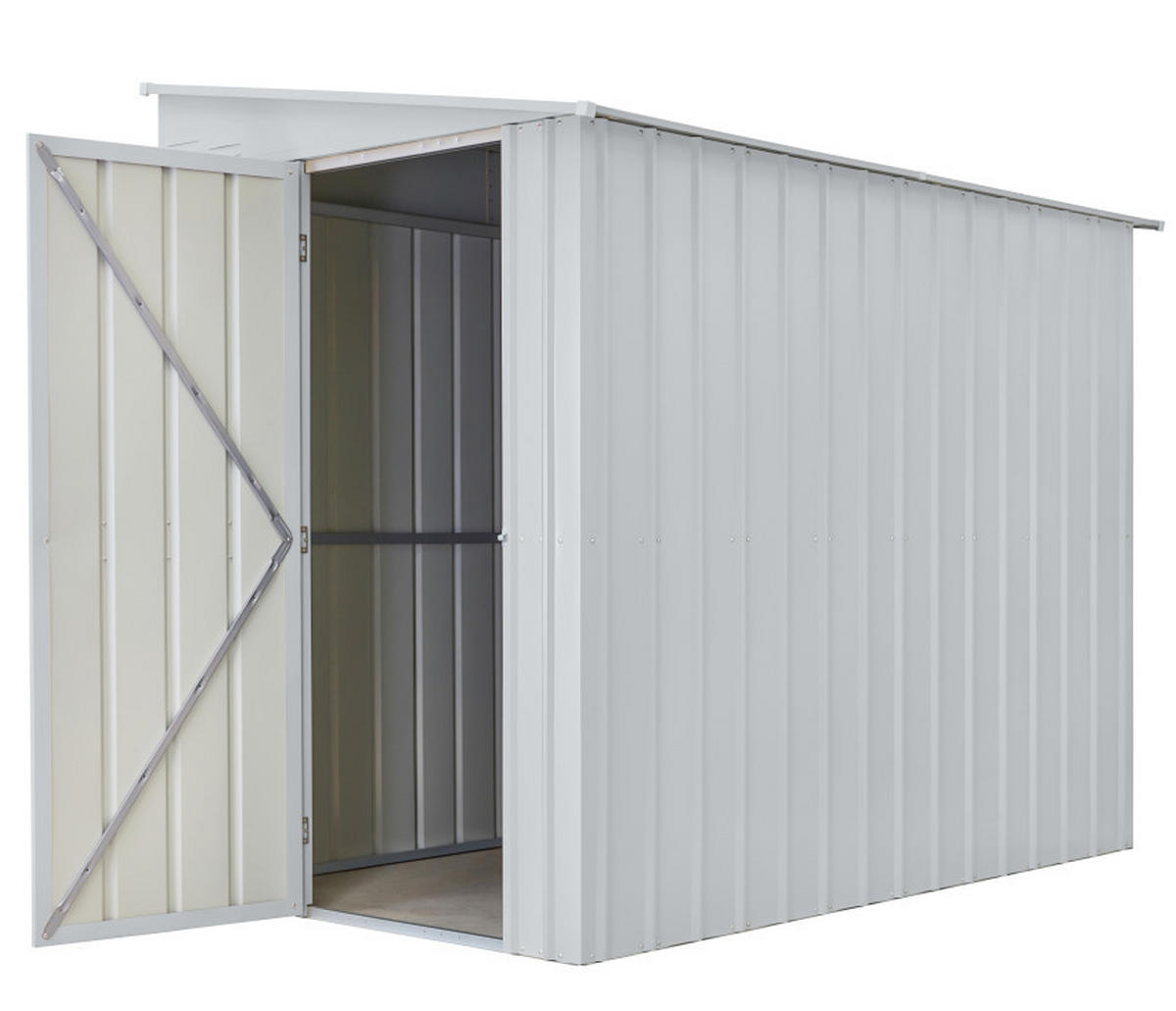 GERÄTEHAUS 155/203/242 cm  - Silberfarben, Basics, Metall (155/203/242cm)