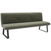 SITZBANK 221/90/70 cm Flachgewebe Dunkelgrün  - Dunkelgrün/Schwarz, Design, Textil/Metall (221/90/70cm) - Dieter Knoll