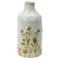 VÁZA, keramika, 33.5 cm - vícebarevná, Natur, keramika (15,5/33,5cm) - Ambia Home