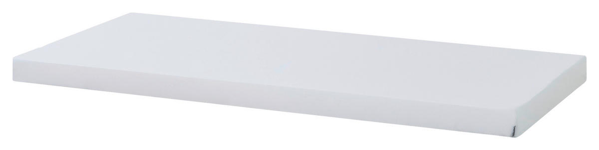 KALTSCHAUMMATRATZE 90/200 cm Höhe ca. 9 cm  - Weiß, MODERN, Textil (90/200cm) - MID.YOU