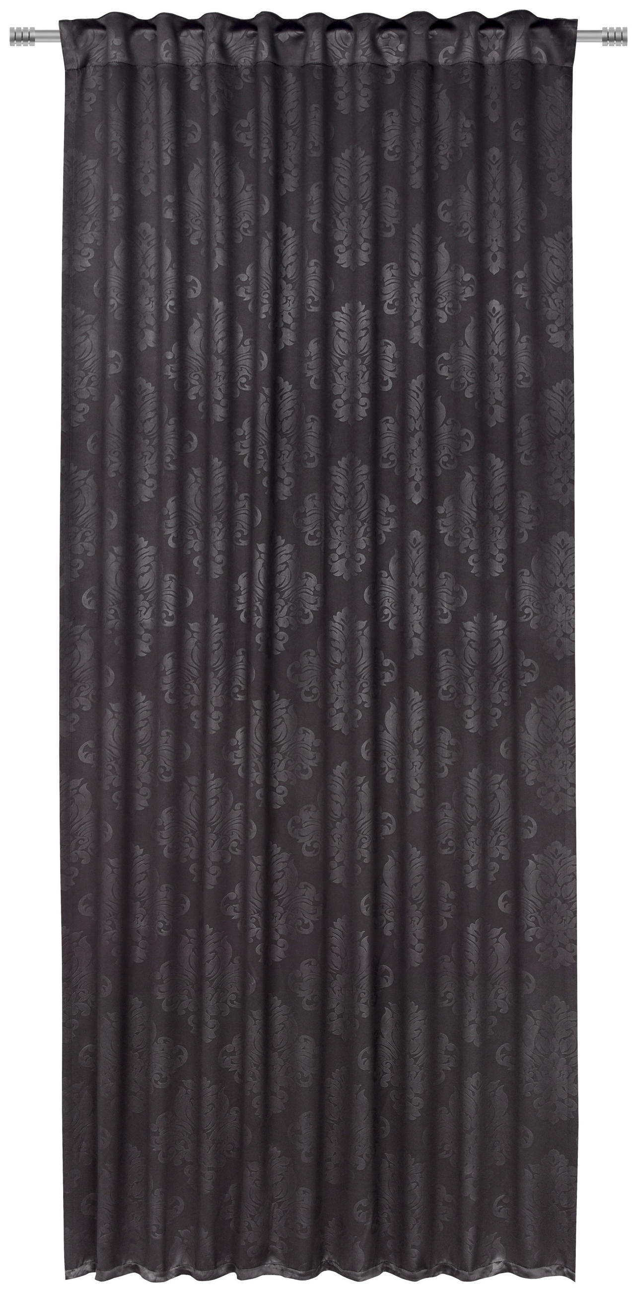 ZATEMNITVENA ZAVESA  black-out (neprepustno za svetlobo)   135/245 cm  - črna, Konvencionalno, tekstil (135/245cm) - Boxxx