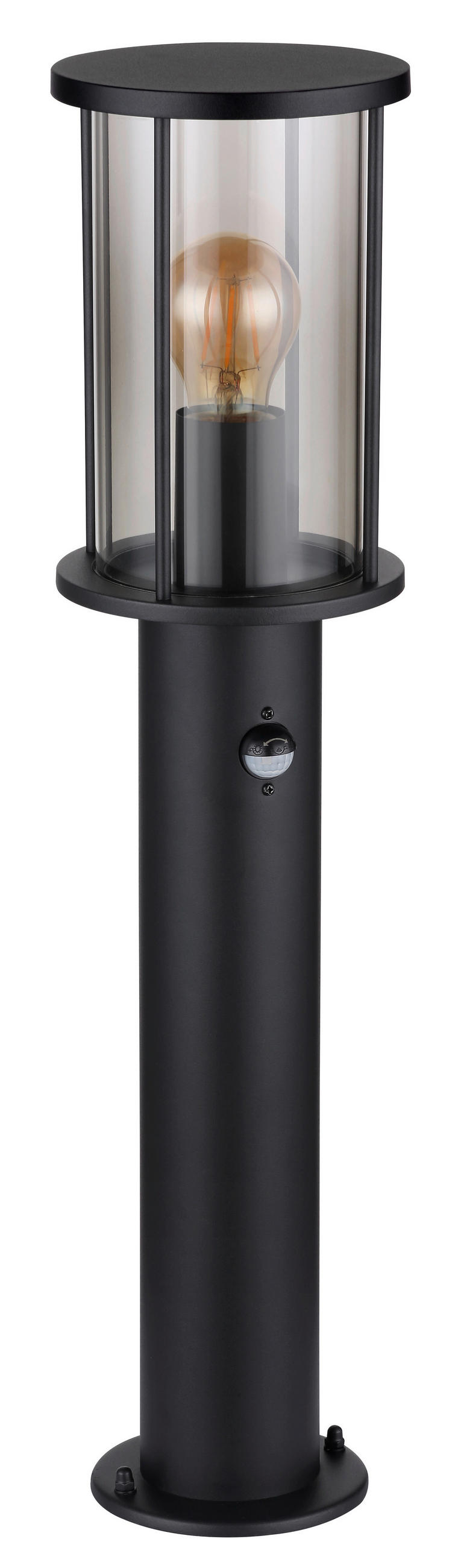 KÜLTÉRI LÁMPA - fekete, Konventionell, Üveg/fém (14,3/60cm) - Globo