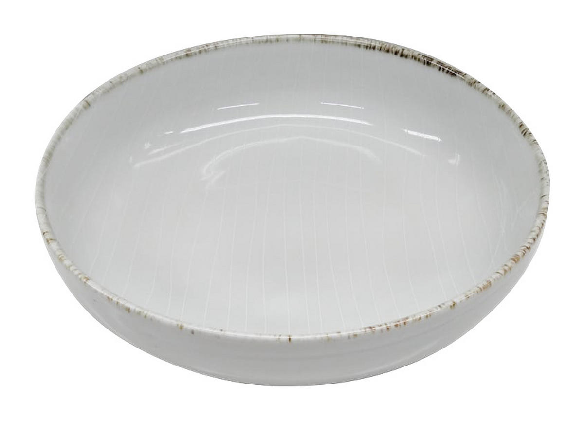 MÉLYTÁNYÉR 22 cm  - bézs, Design, kerámia (22cm) - Landscape