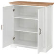 KOMMODE  in 93/102/41 cm  - Schwarz/Eiche Artisan, Design, Holzwerkstoff/Metall (93/102/41cm) - Landscape