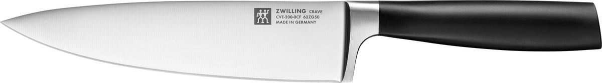KOCHMESSER Crave  - Edelstahlfarben/Schwarz, Basics, Kunststoff/Metall (37,5/2,8/2,8cm) - Zwilling