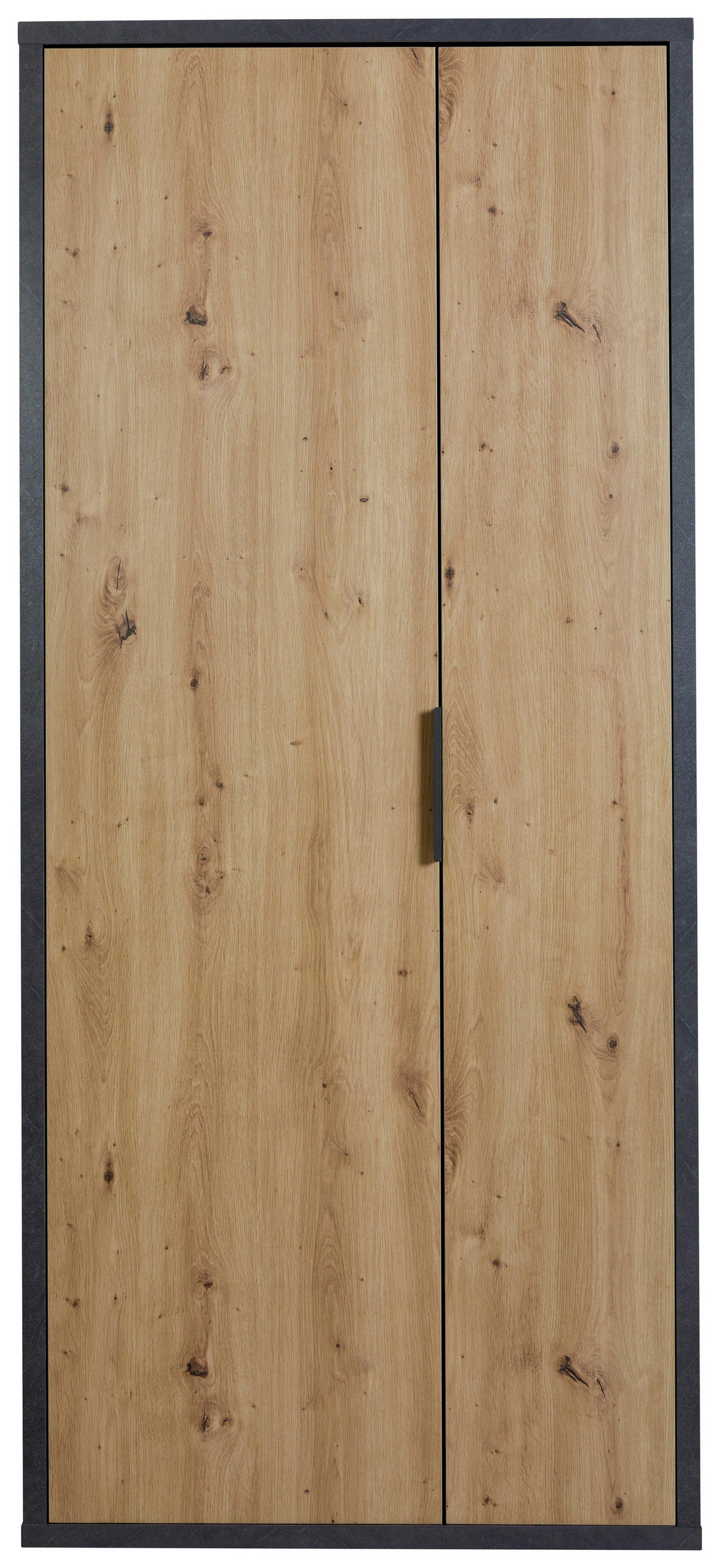 GARDEROBENSCHRANK  in 85,1/192/35,3 cm  - Schieferfarben/Anthrazit, Design, Holzwerkstoff/Kunststoff (85,1/192/35,3cm) - Carryhome