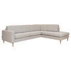 SOFFA i svart, vit  - vit/svart, Basics, metall/trä (269/85/210cm) - Hom`in