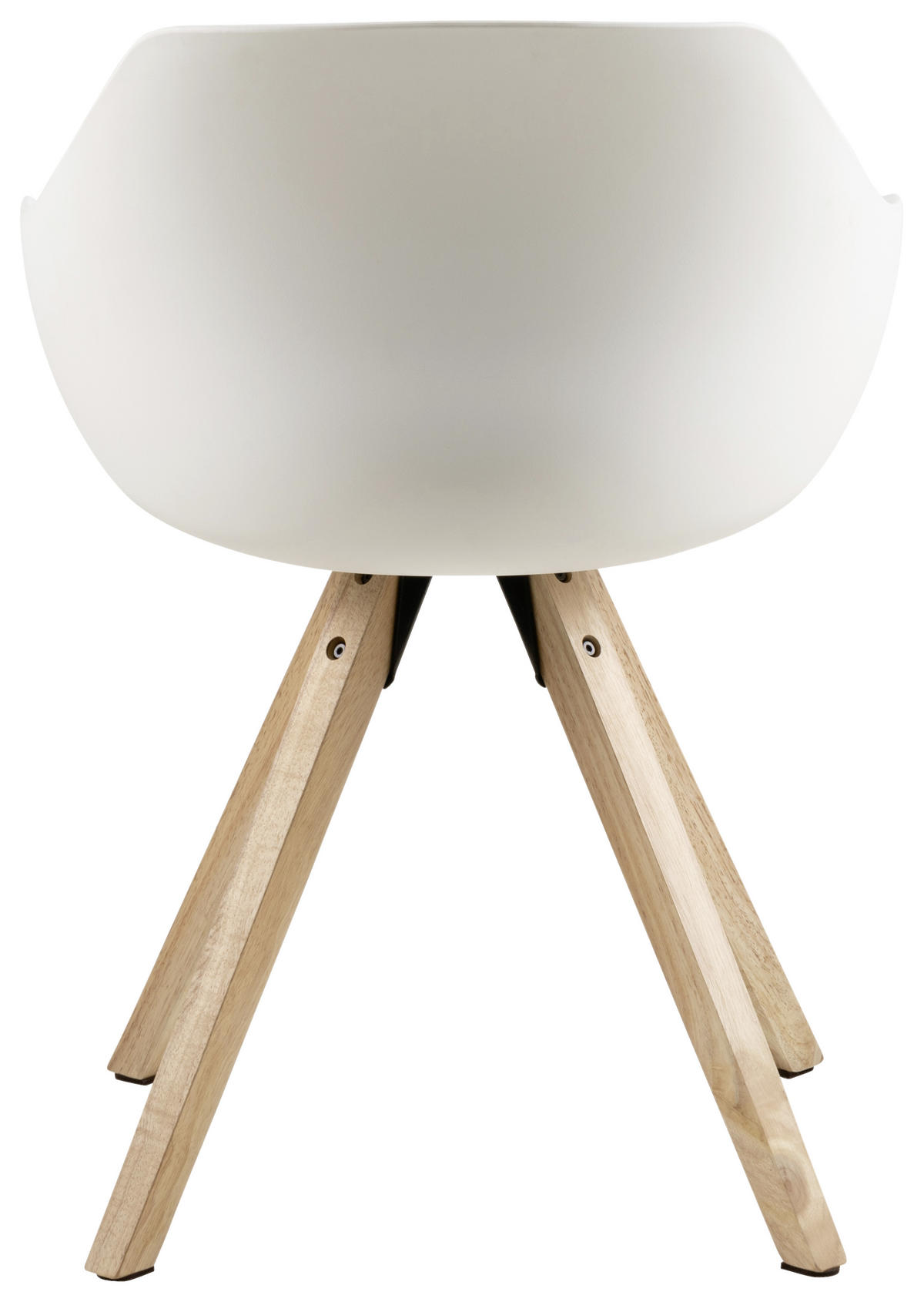 STOLICA S NASLONOM ZA RUKE  bijela, boje hrasta, svijetlo siva  drvo, plastika, tekstil      - bijela/siva, Konvencionalno, drvo/tekstil (56,5/80,5/53cm) - Carryhome