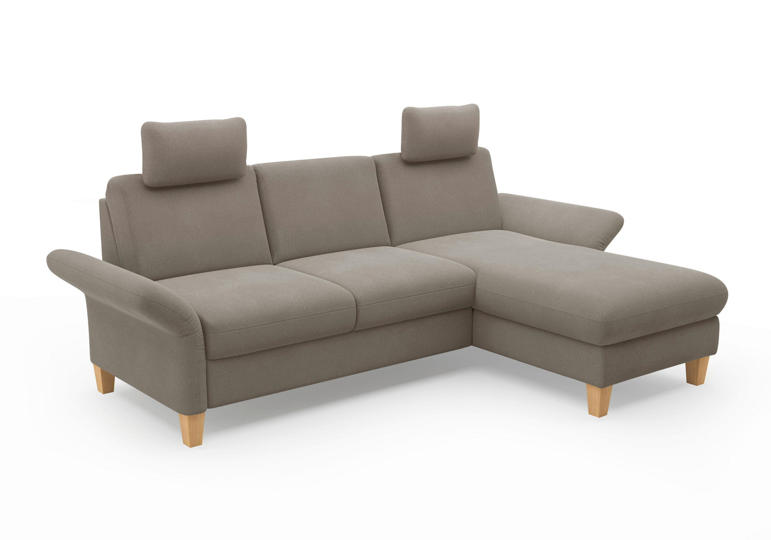 KOPFSTÜTZE - Schlammfarben, KONVENTIONELL, Textil (50/25/12cm) - Sit & More