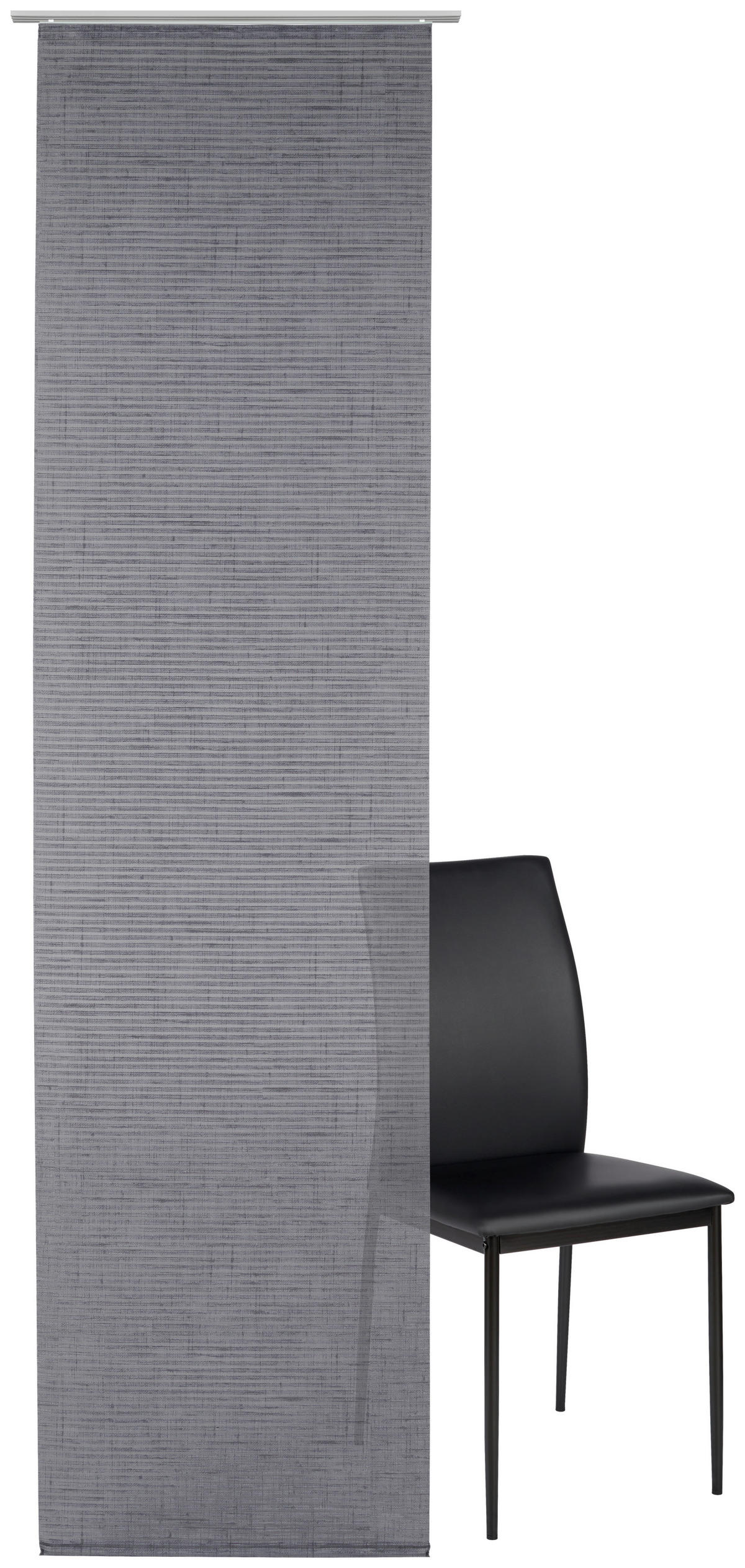FLÄCHENVORHANG in Grau  - Grau, Design, Textil (60/255cm) - Novel