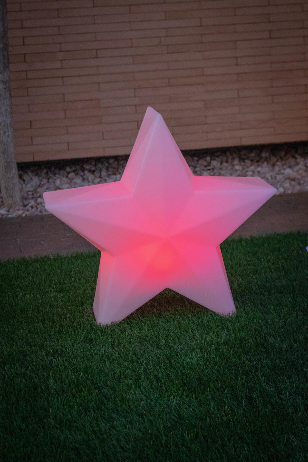 LED-DEKOLEUCHTE  - Transparent, Basics, Kunststoff (62/57/23cm) - New Garden