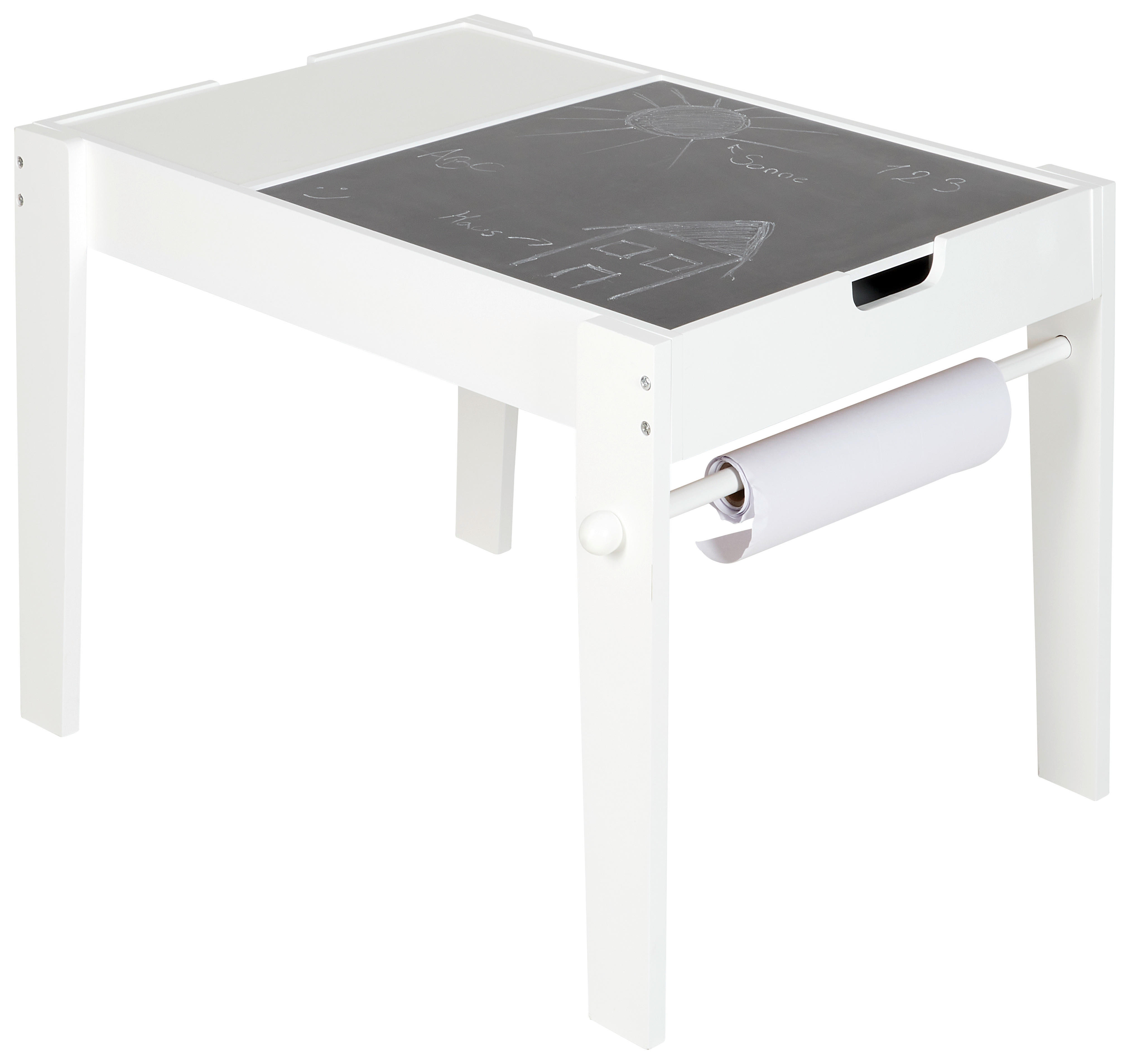 KINDERTISCH - Weiß/Grau, Trend, Holz/Holzwerkstoff (78/54,4/50cm) - My Baby Lou