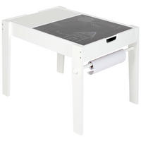 DEČJI STO   drvo, metal, plastika, pločasti materijal  - siva/bela, Trendi, drvo/metal (78/54,4/50cm) - My Baby Lou