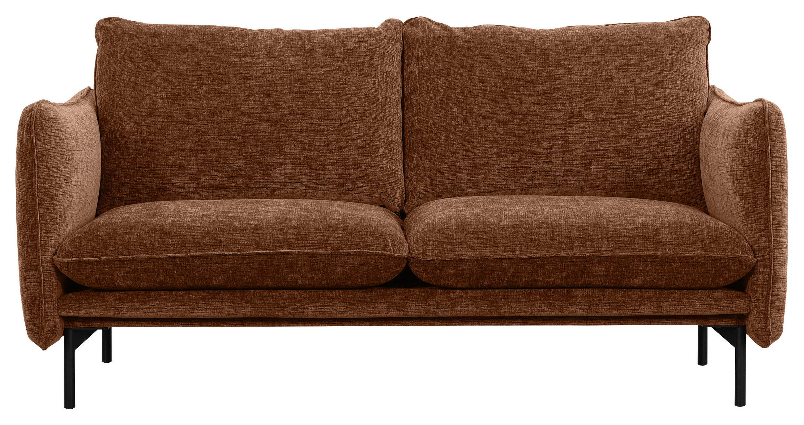 2,5-SITS SOFFA i kopparfärgad  - svart/kopparfärgad, Design, metall/trä (166/81/91cm) - Niels Andersson